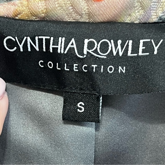 Cynthia Rowley Gray Floral Blazer - Picture 4 of 8